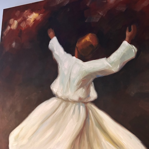 Whirling Dervish on canvas - Picture 2 of 8